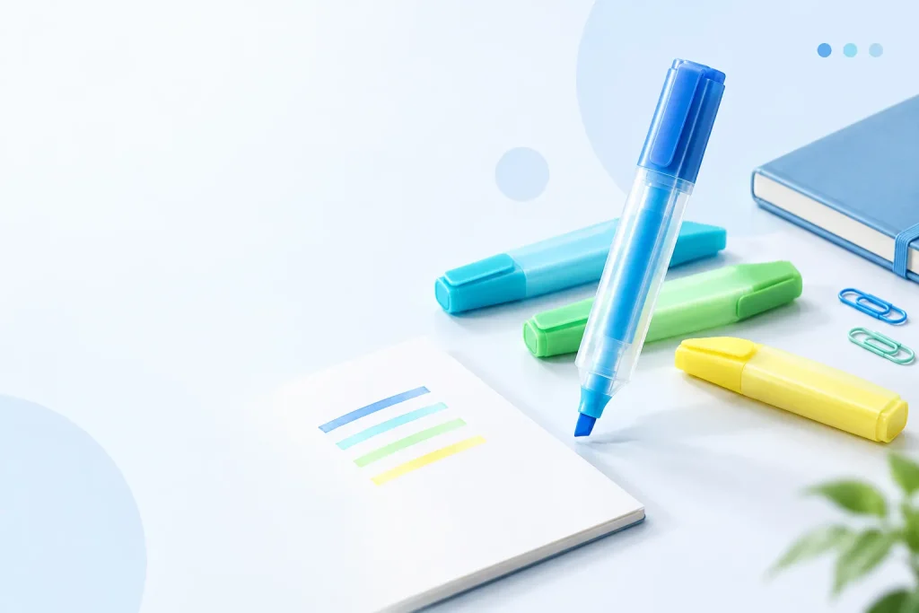 ปากกาไฮไลท์ เลือกแบบไหนดี? Buying Guide เปรียบเทียบ 5 รุ่นสำหรับเรียนและงานออฟฟิศ