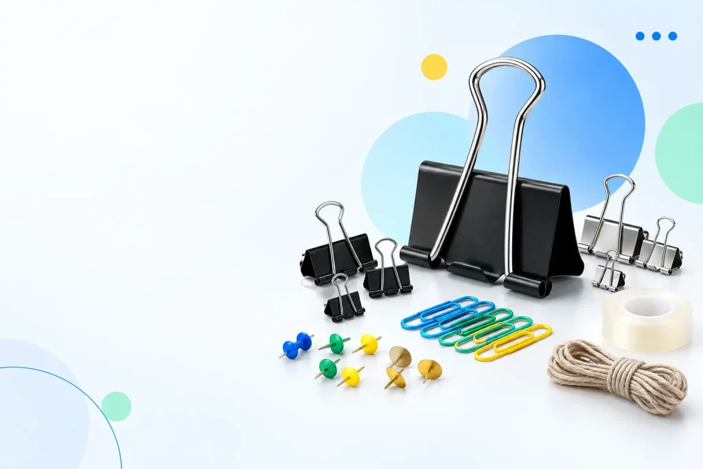 Buying Guide คลิปหนีบกระดาษ เลือกแบบไหนให้เหมาะกับงานสำนักงานและการเรียน