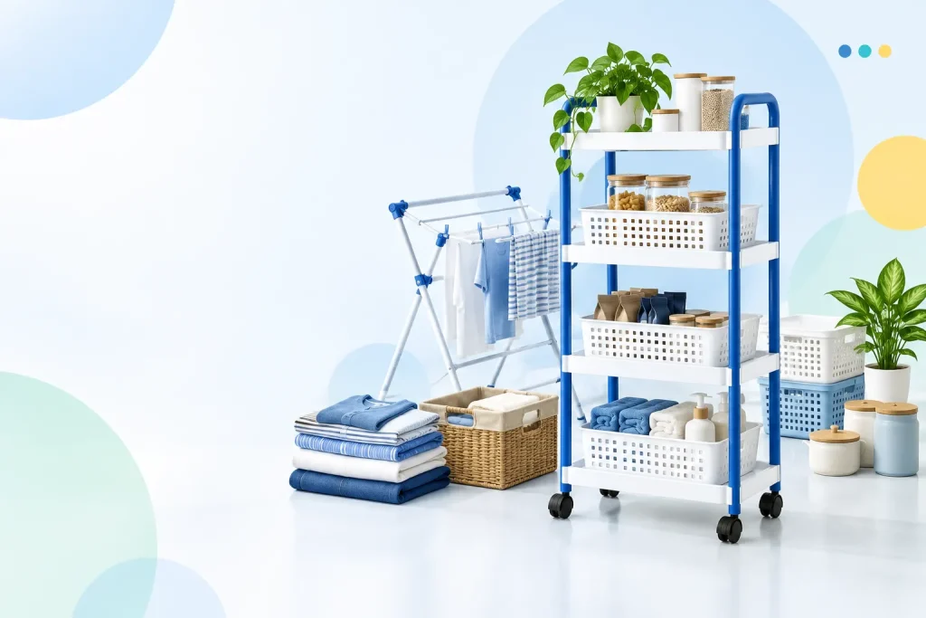 Buying Guide ชั้นวางของล้อเลื่อน เลือกแบบไหนดีให้เหมาะกับครัว บ้าน และการจัดเก็บ