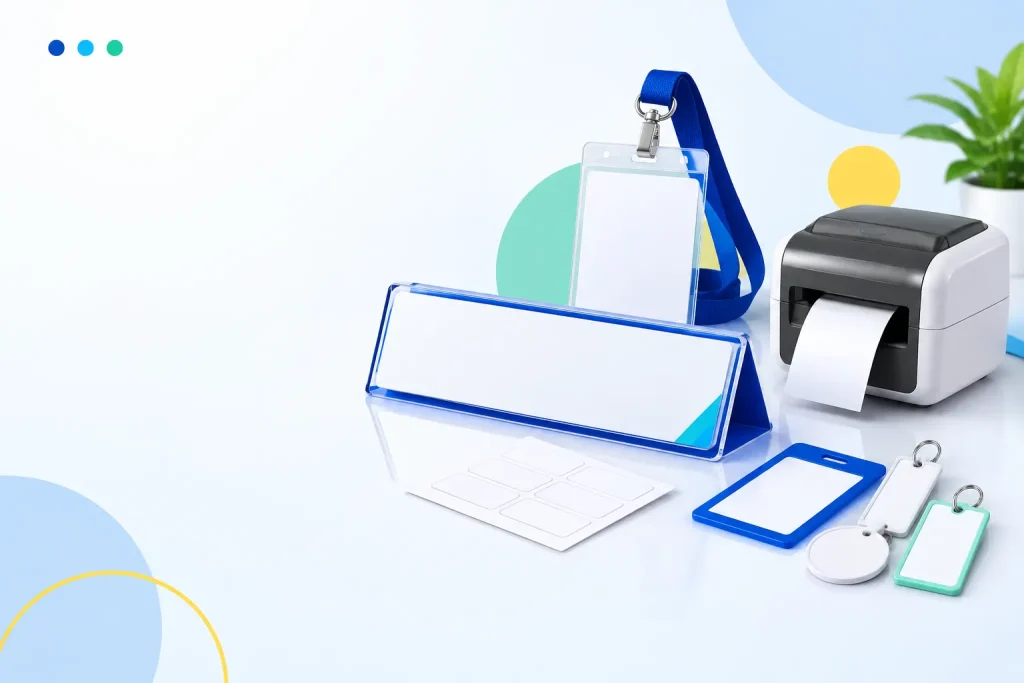 Buying Guide ป้ายชื่อ Office เลือกแบบไหนดีให้เหมาะกับการใช้งาน